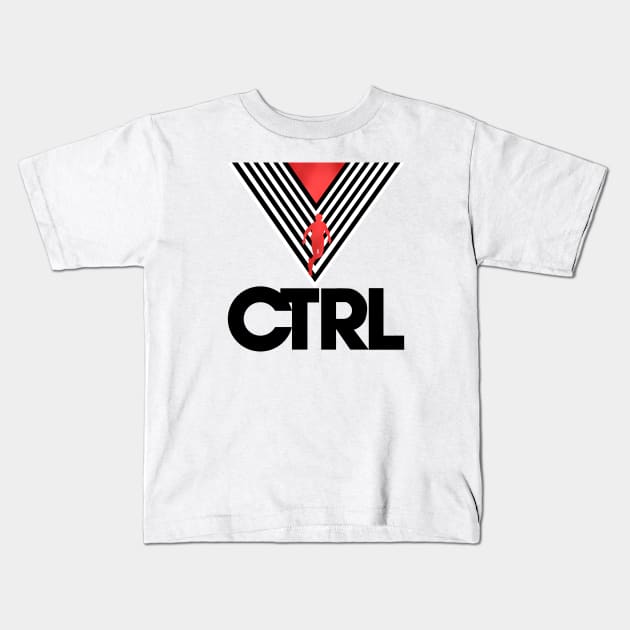 Control (White) Kids T-Shirt by aparttimeturtle